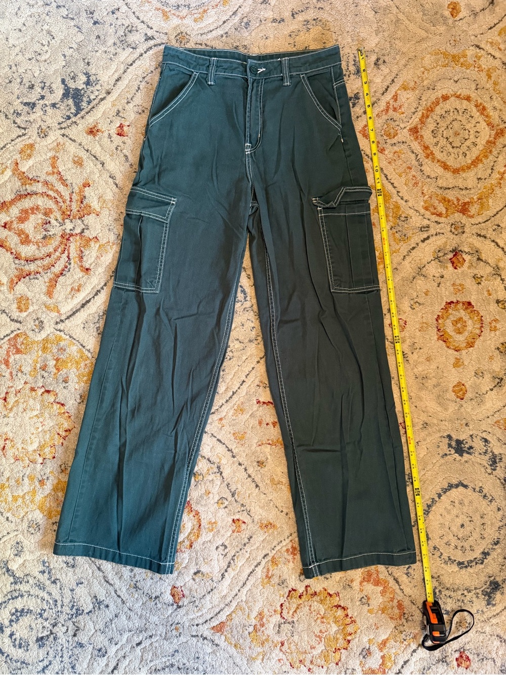 Divided Dark Olive Green Cargo Pants